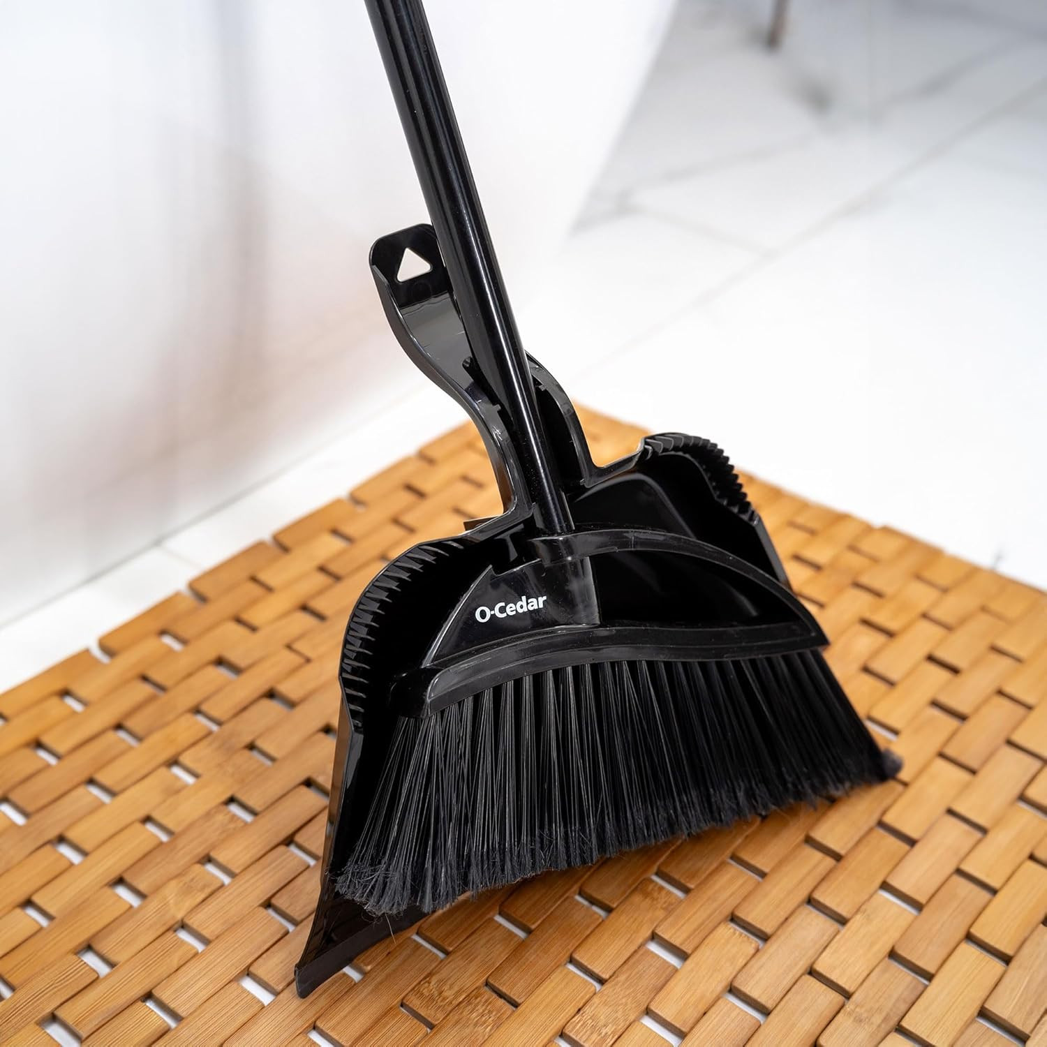 Indoor & Outdoor Strong Sweep Broom & Brush Bundle | Heavy Duty Bristles Remo…