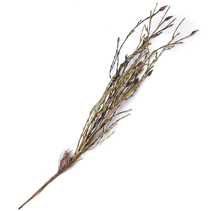 Set of 8 Green Artificial 24″ Twig Branch Sprays with Small Leaves