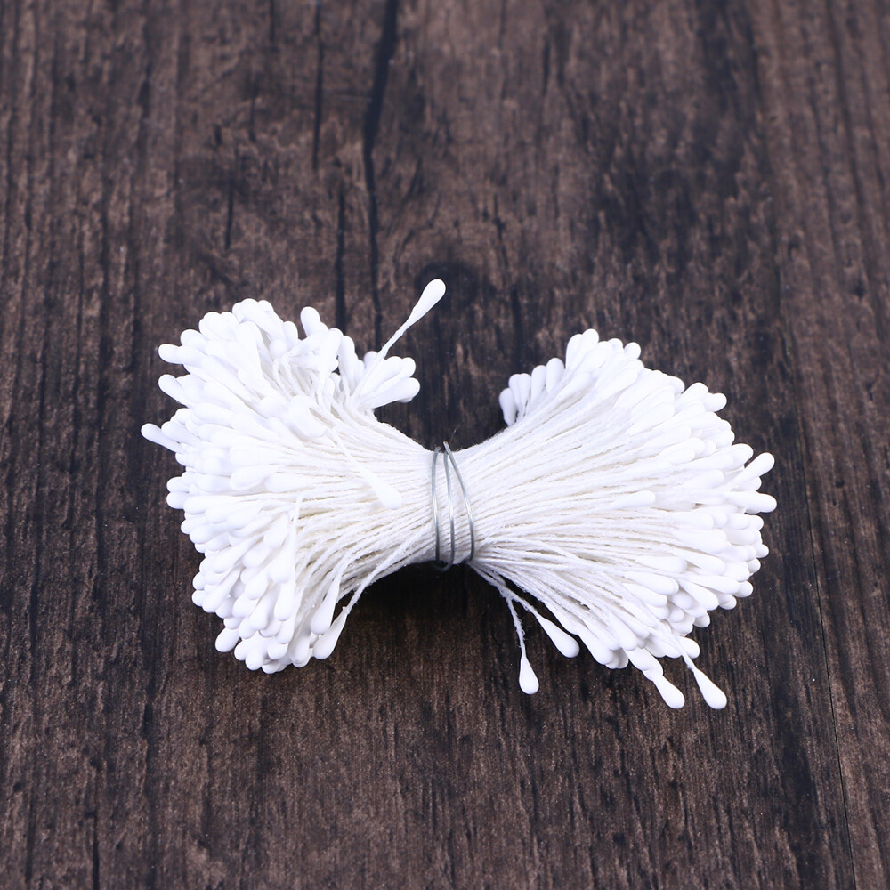 400 Pcs/set Simulated Stamens Pearlized Flower Making Supplies Floral Buds