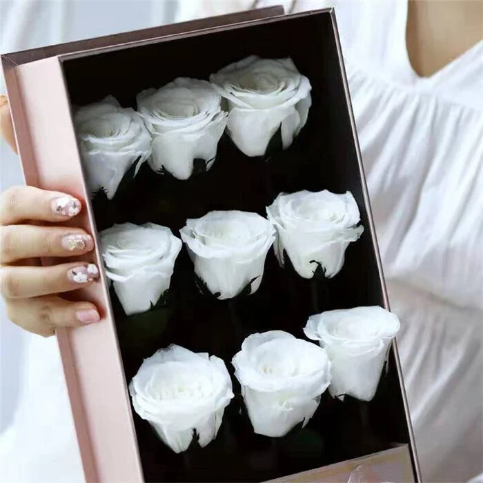 Eternal 3-Head Preserved Rose Gift Box- Factory Direct