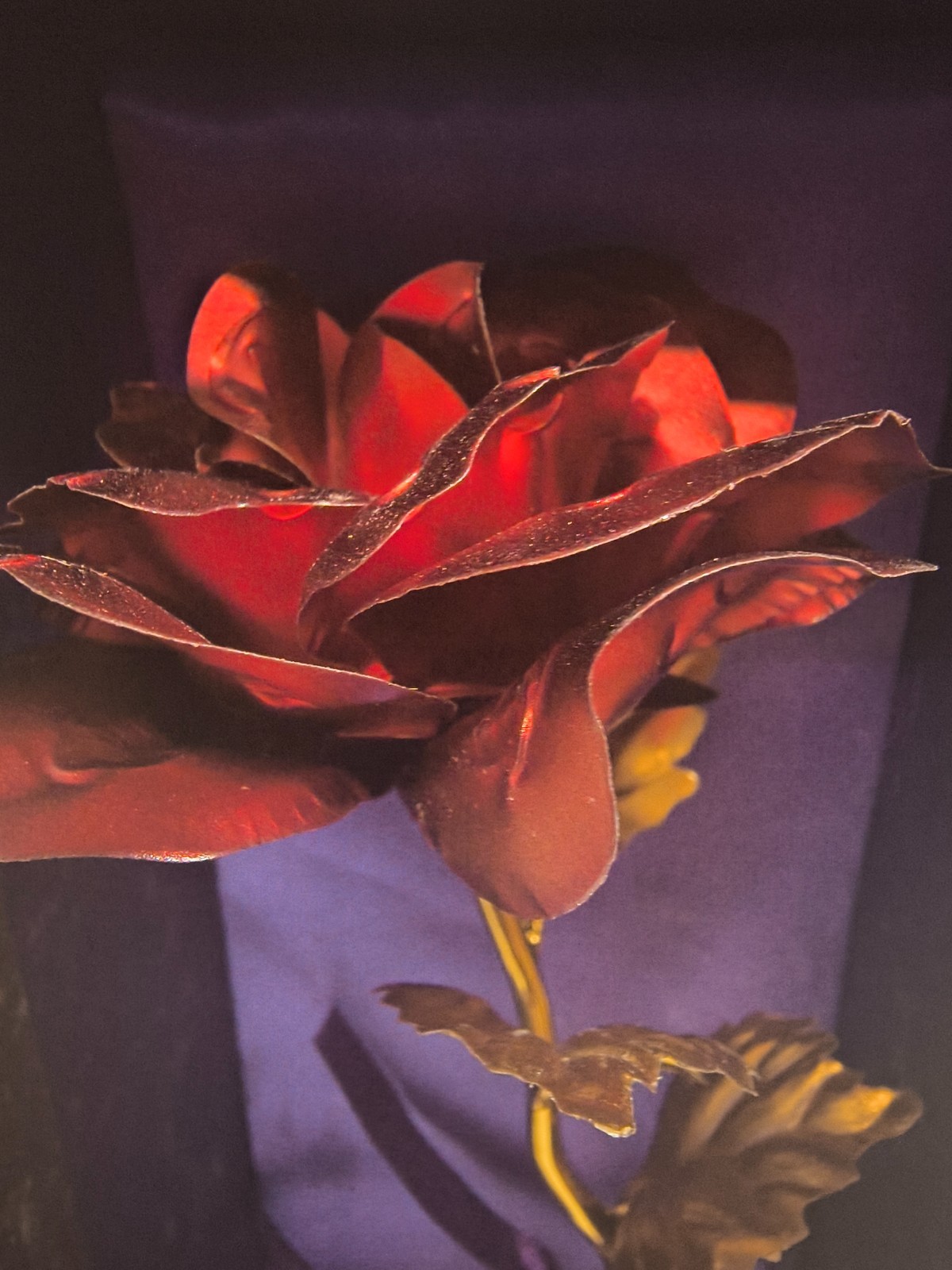 24k Gold Rose Individually Unique Handcrafted 24 Karat Romance Gift