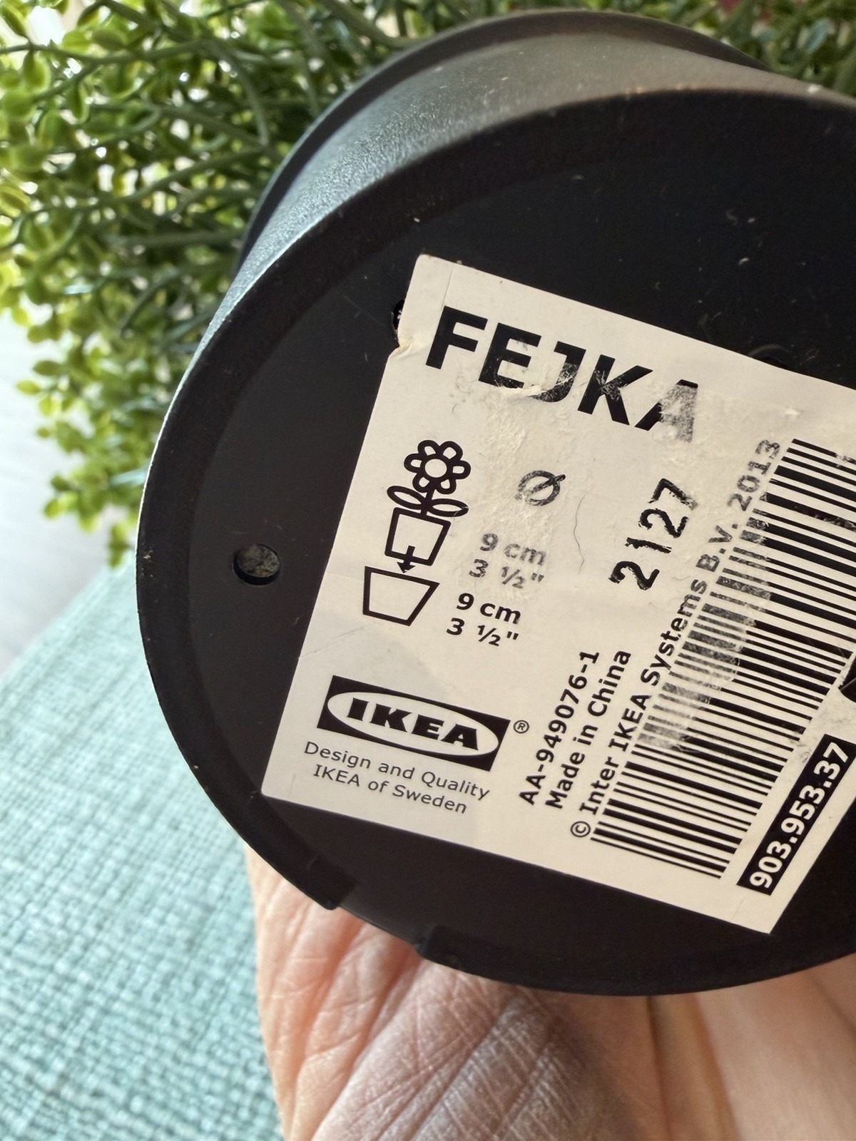 IKEA FEJKA Artificial Potted Plant Herb Thyme Indoor Outdoor 8 Inch Cottagecore