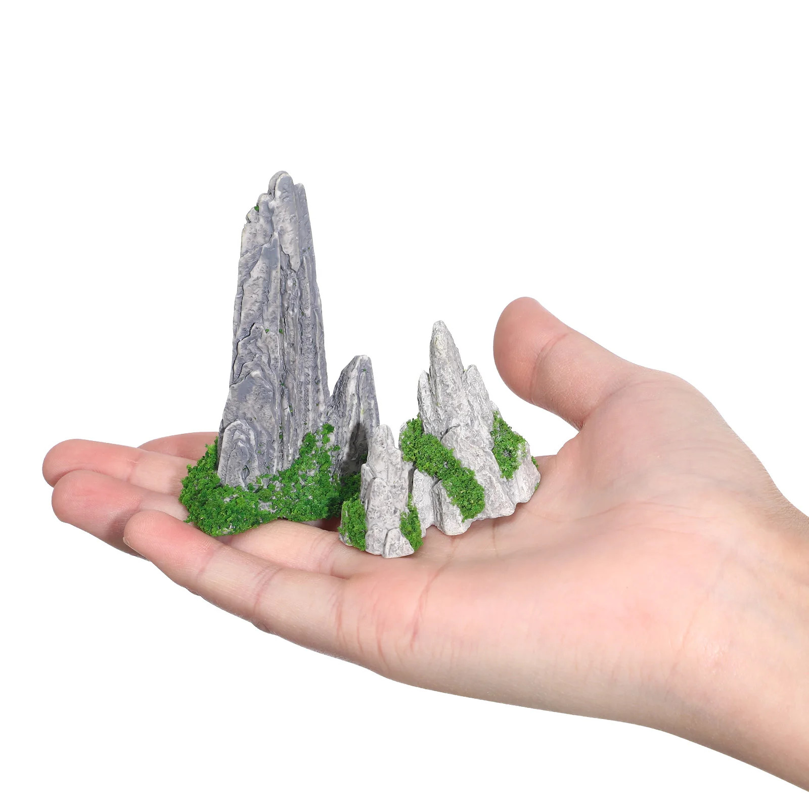 8Pcs Artificial Rockery Ornament Bonsai Micro Landscape Rockery Statue Deco Mini