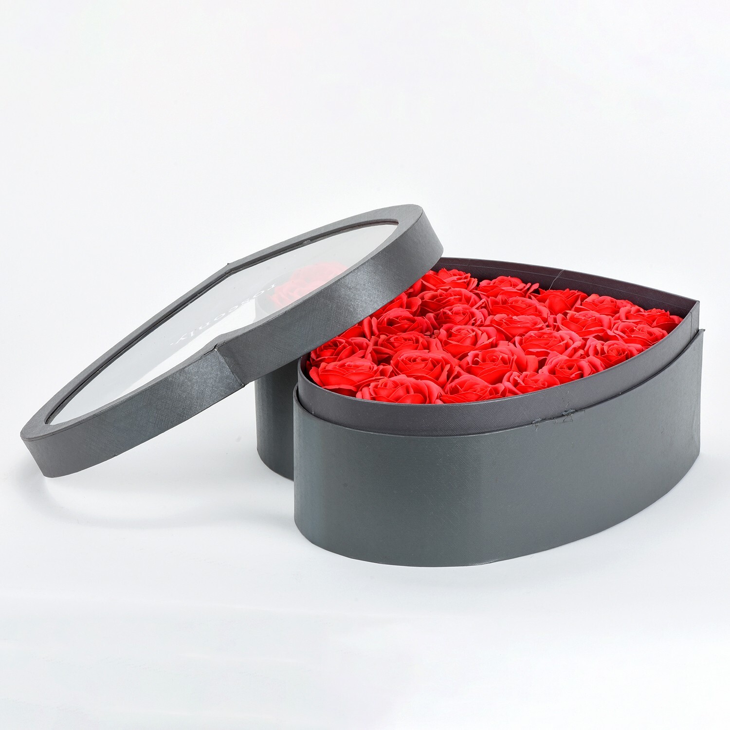 Valentine’s Day Gift Girlfriend Wife Rose Soap Flower Heart Shaped Box Love