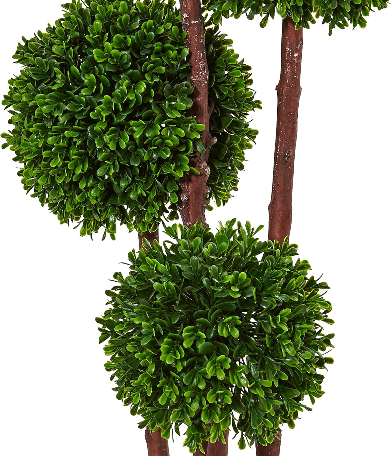 UV Resistant Boxwood Topiary Tree – 36″ Green Artificial Plant Decor