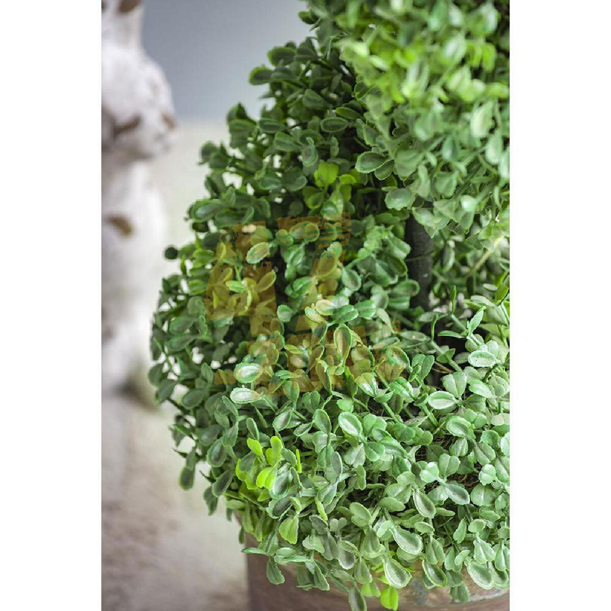 Faux Boxwood Tree Green and Brown Artifical Indoor Outdoor Garden Home Decor