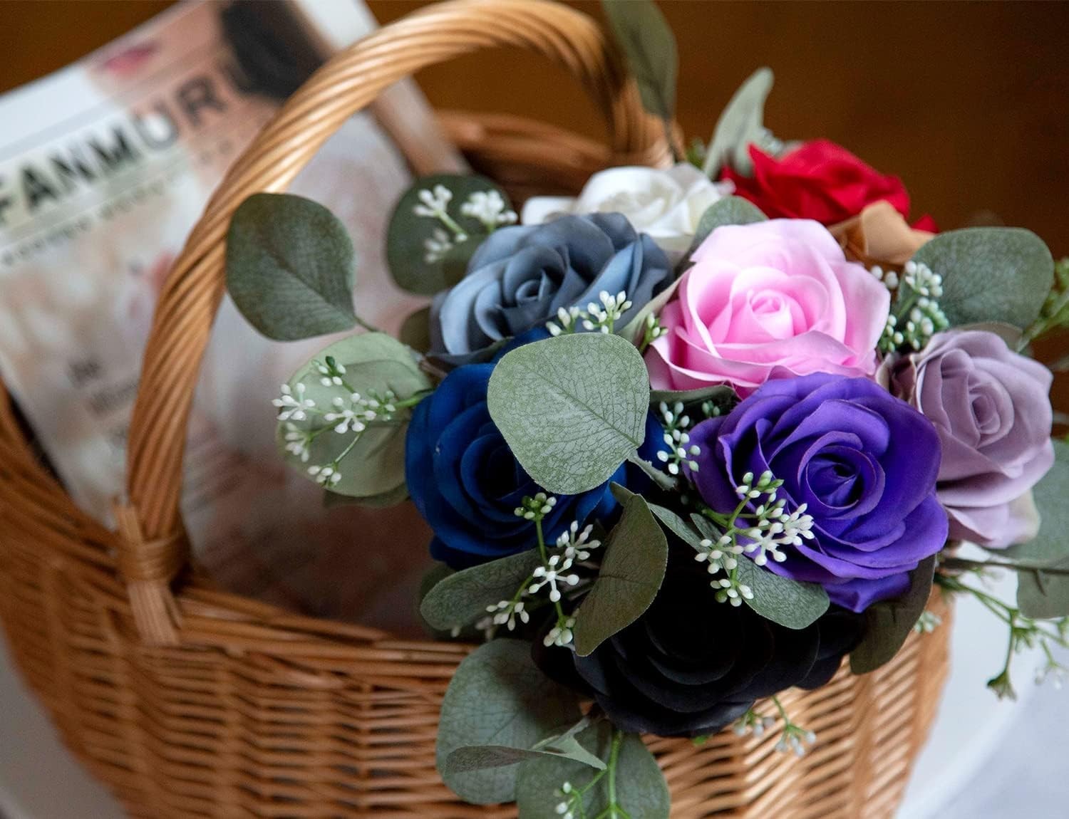 Vibrant Purple Silk Roses – 10PCS Durable Faux Flowers for Stylish Arrangements