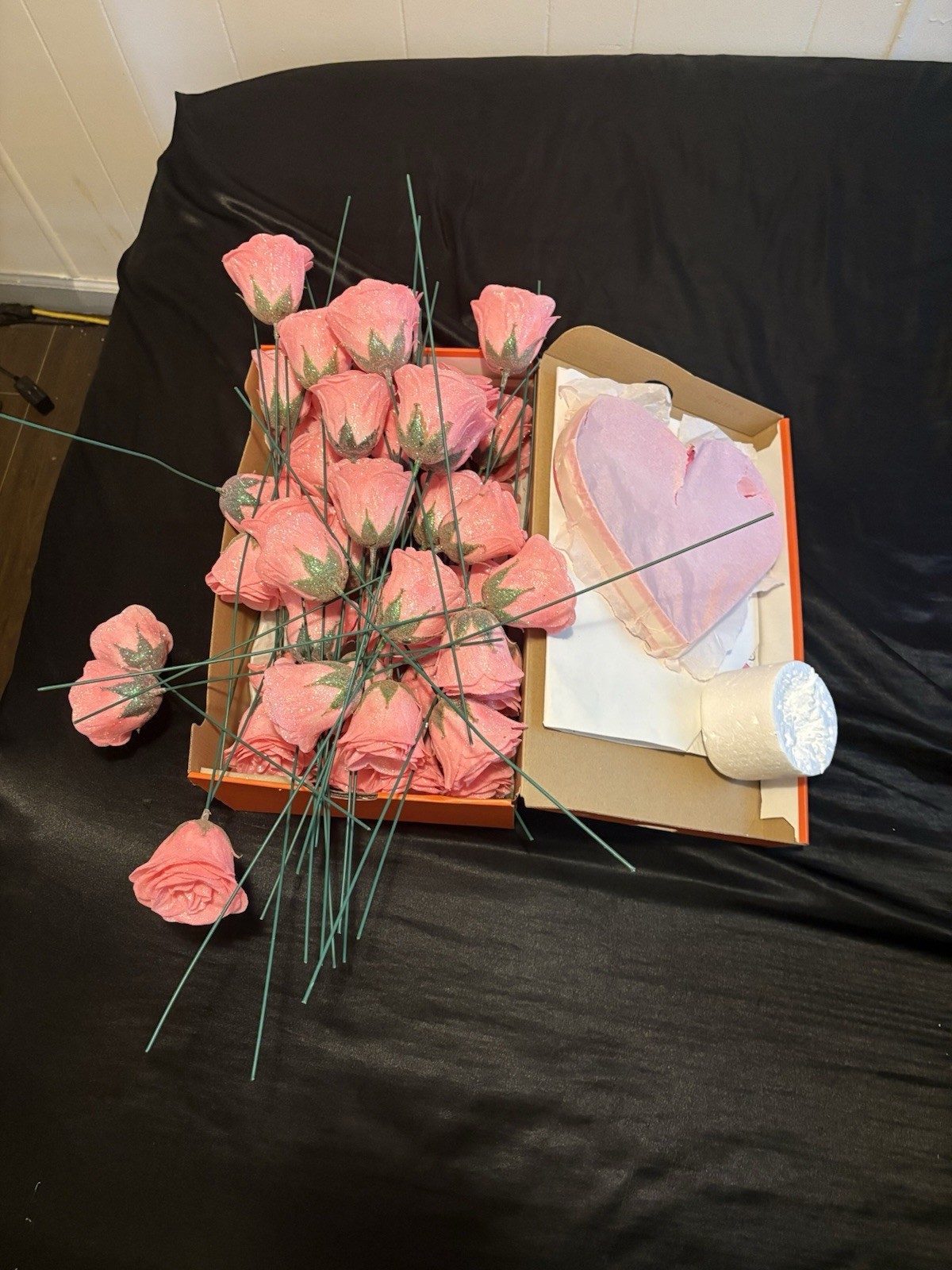 Pink Flower Bouquet “Will You Be My Girlfriend?” DIY Project
