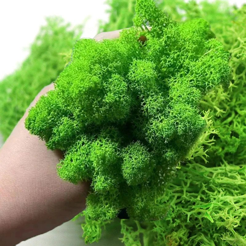 200/500g Artificial Green Plants Fake Grass Eternal Moss For Home Decoration NEW