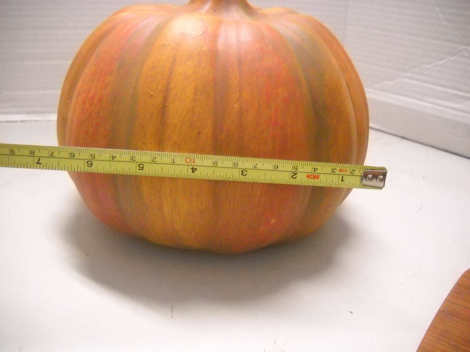 CERAMIC PUMKIN EUROPEAN HOME COLLECTION HOLLOWEEN FALL 8″X 8″