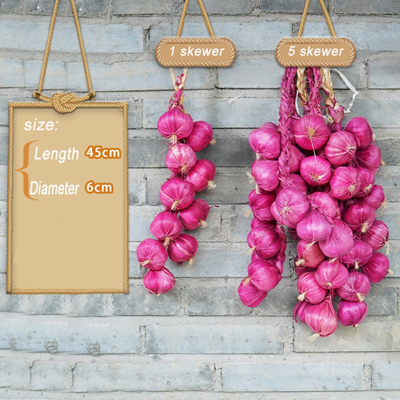 Simulat Artificial Lemon String Fake Fruit Disply Wall Hanging Home Party Decor