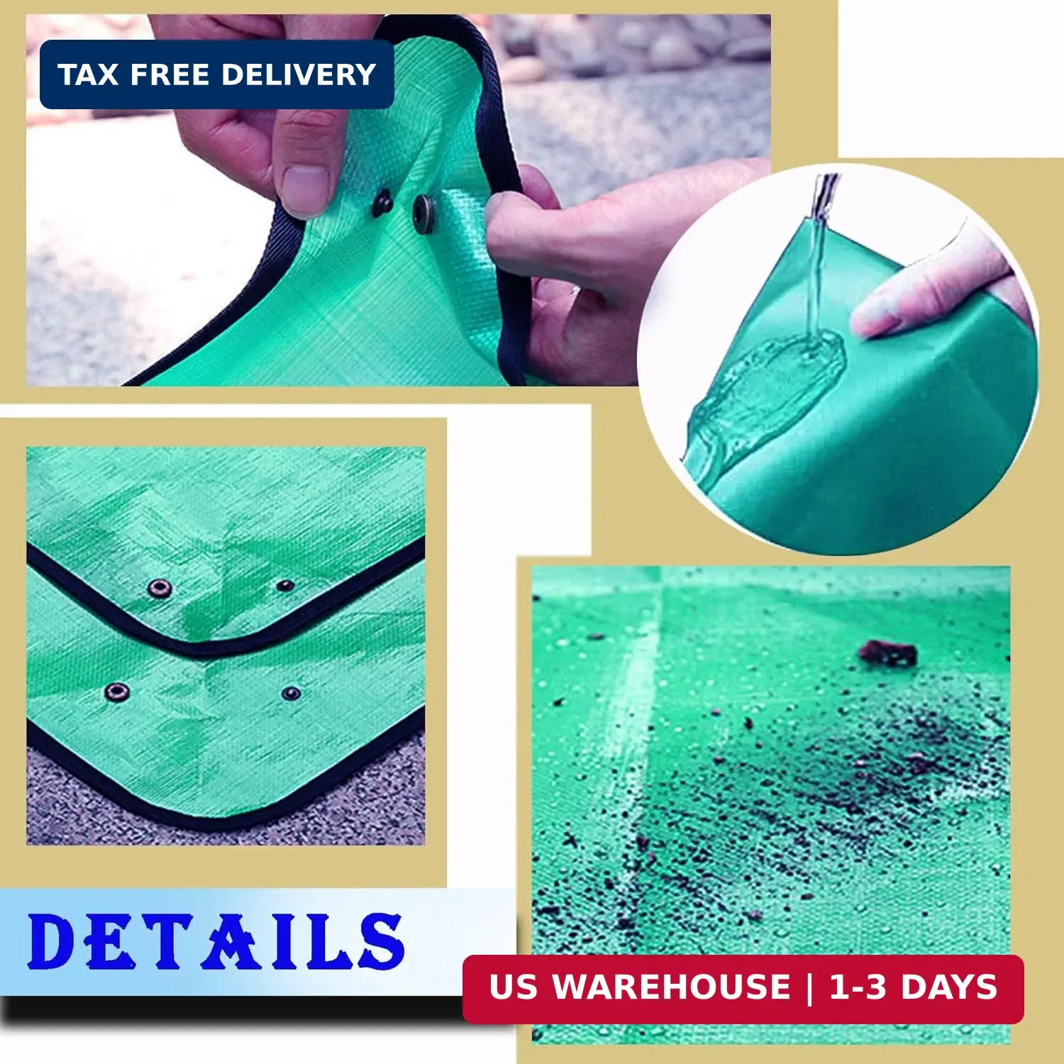 2 PCS Plant Repotting Mat for Indoor Plants, 43″ X 29″ Thickened Foldable Waterp