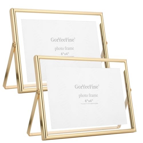 Gold 7×5″ Floating 7x5Inch(Horizontal) For 6x4Inch 2PK Light Gold