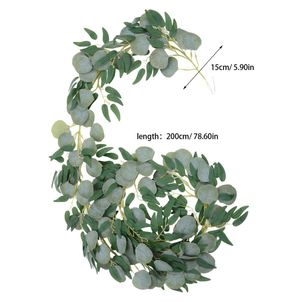 Simulated Vine Rattan Eucalyptus Garland Artificial Vines Bedroom
