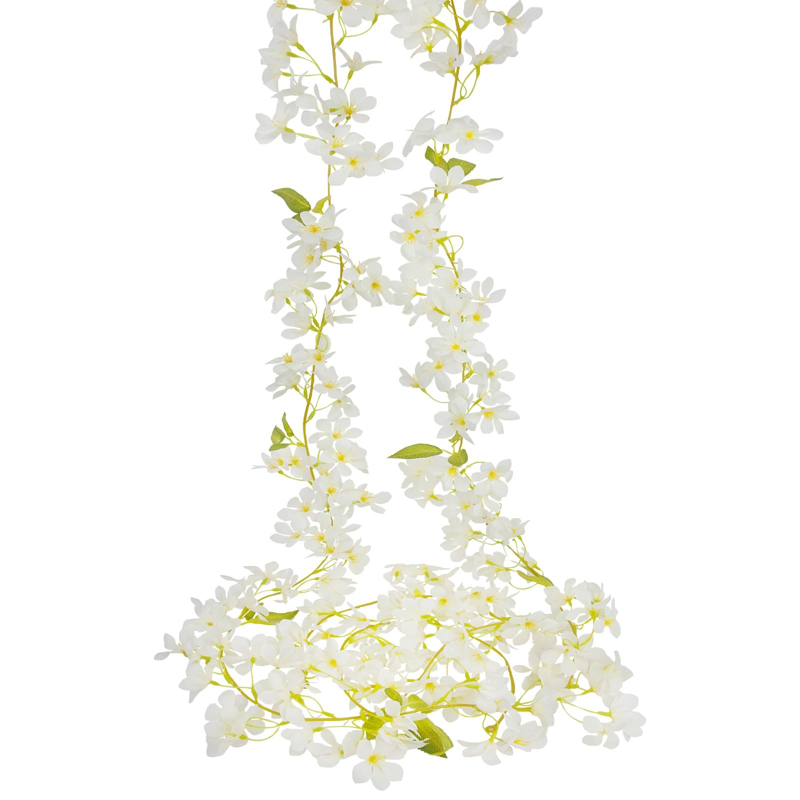 2 Pcs Silk Flowers Garlands Forsythia Spring Garland for Mantle Fake Hanging …