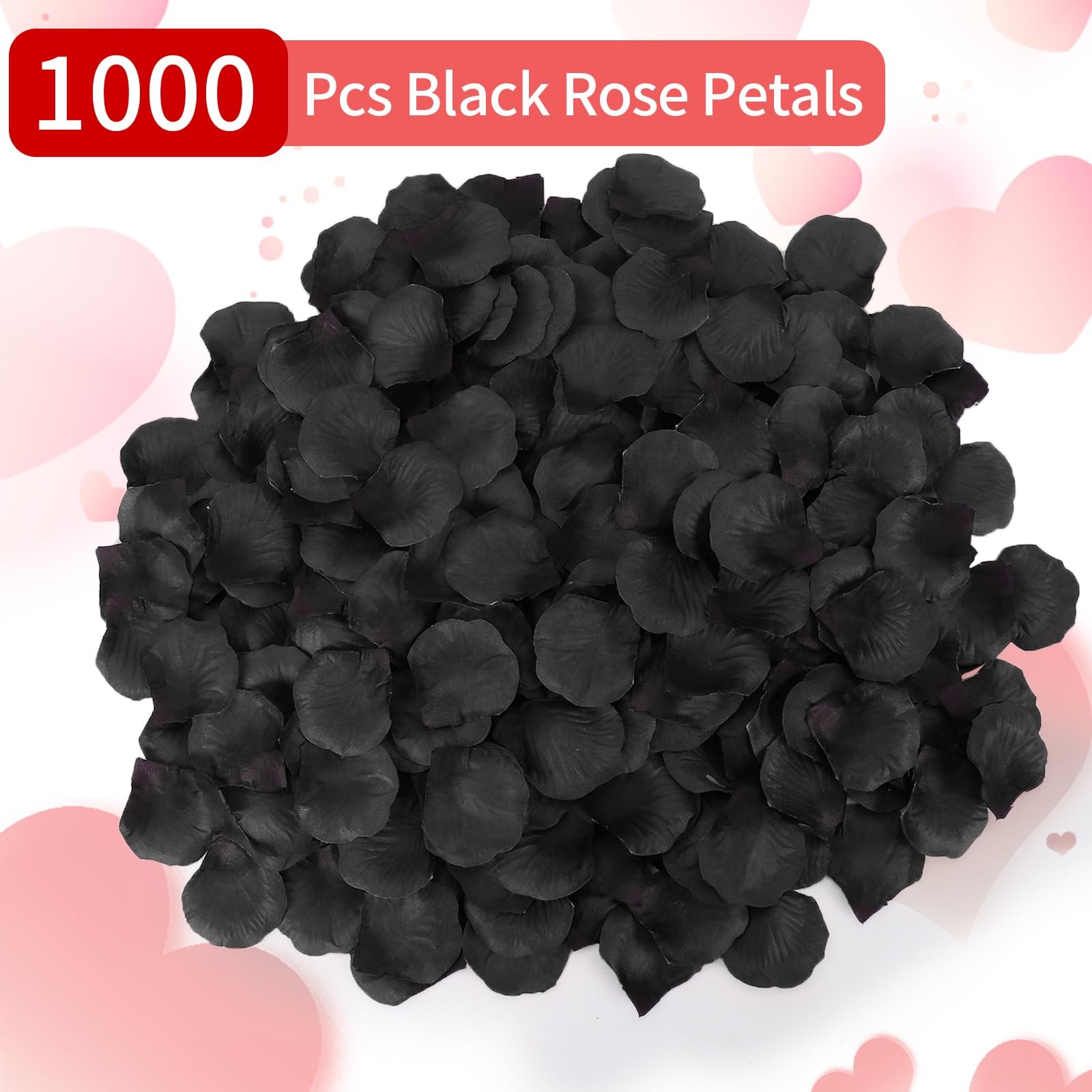 1000 Pcs Artificial Fake Rose Petals,Flower Petals for Romantic Night, Engage…