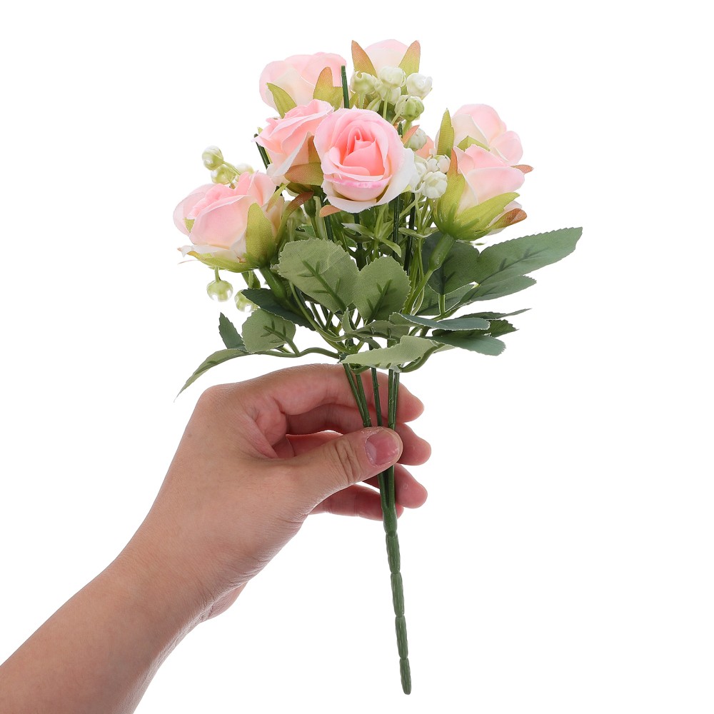 4 Pcs Flower Roses Bouquet Artifical Flowers Eternal Fake