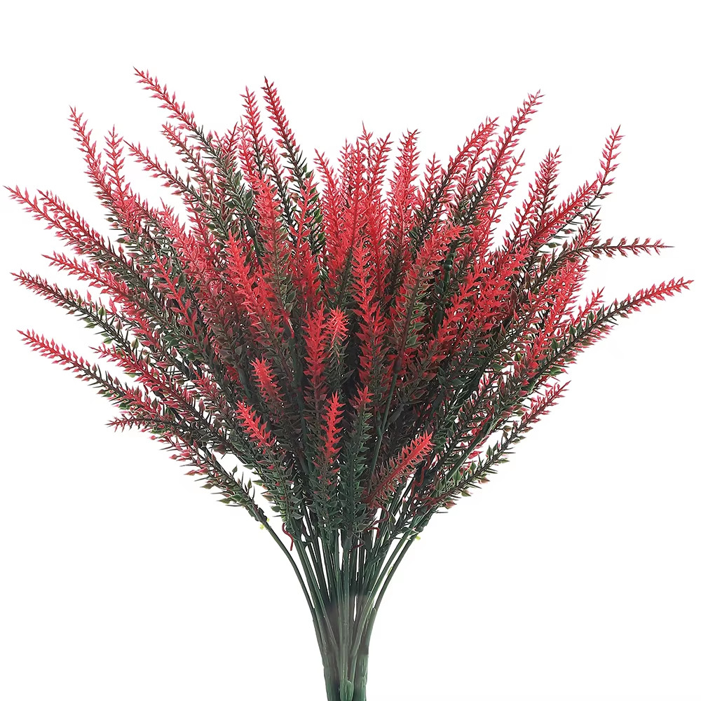 5/10pcs Artificial Lavender Flower Heads DIY Fake Flowers Bouquet Table Display