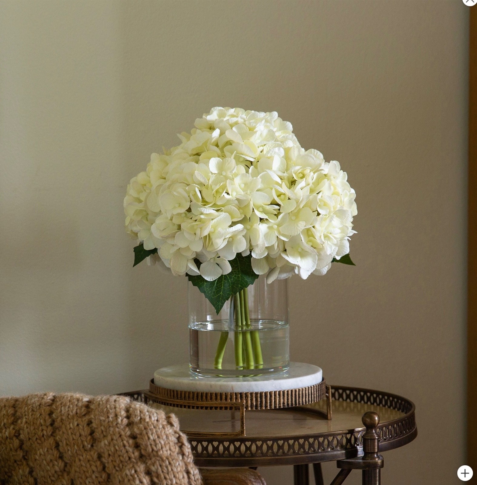 Nearly Natural Faux 12″ Hydrangea Arrangement