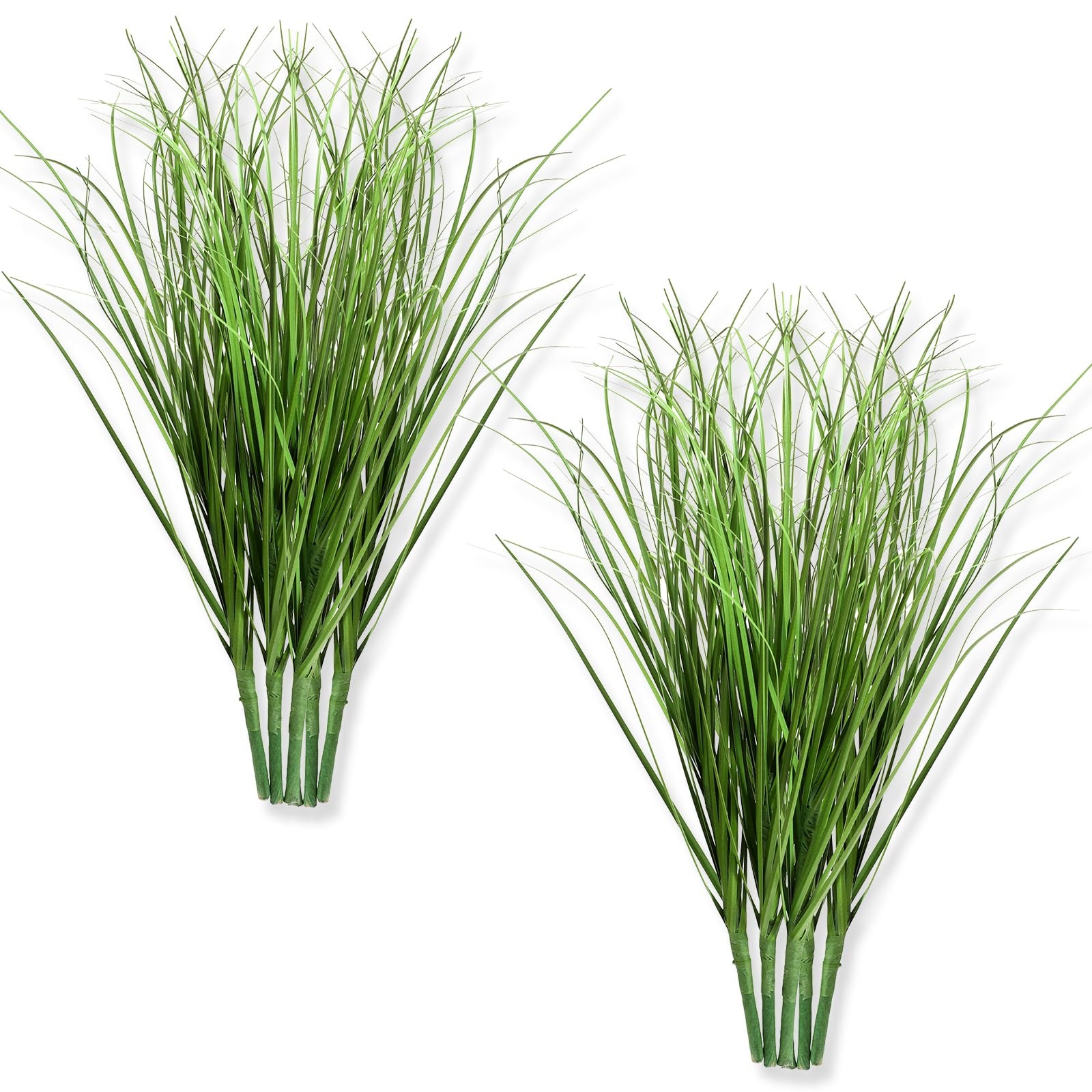 10 PCS Artificial Plants Onion Grass, Faux Shrubs Wheat Grass Greenery Stems …