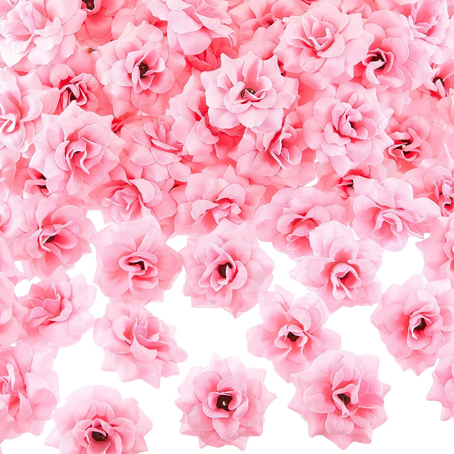 100pcs Roses Heads Artificial Flowers Foam Bulk Party Wedding Garland Home Decor