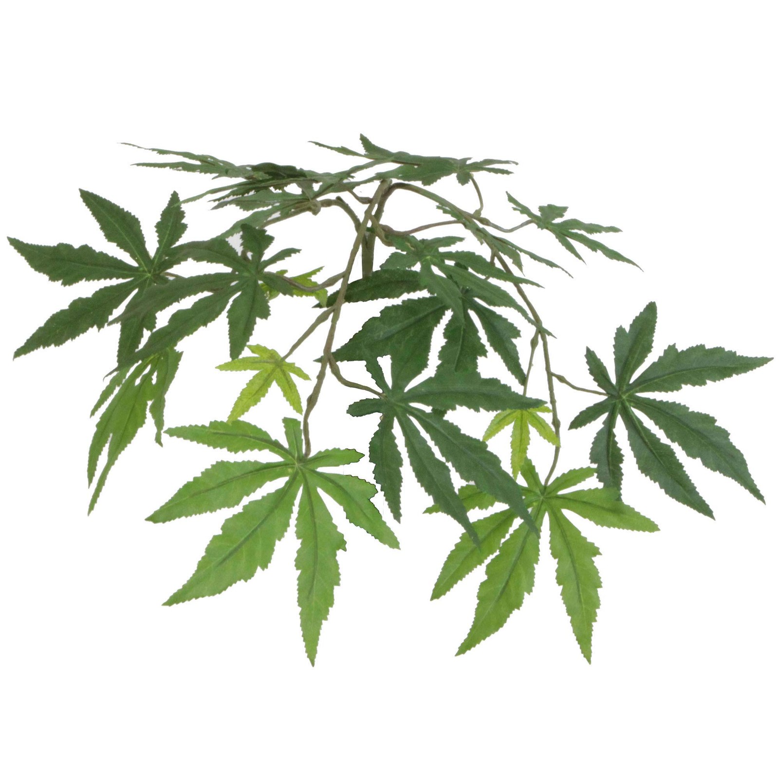 Vickerman 6′ Artificial Japanese Maple Executive Tree with Black Pot in Green