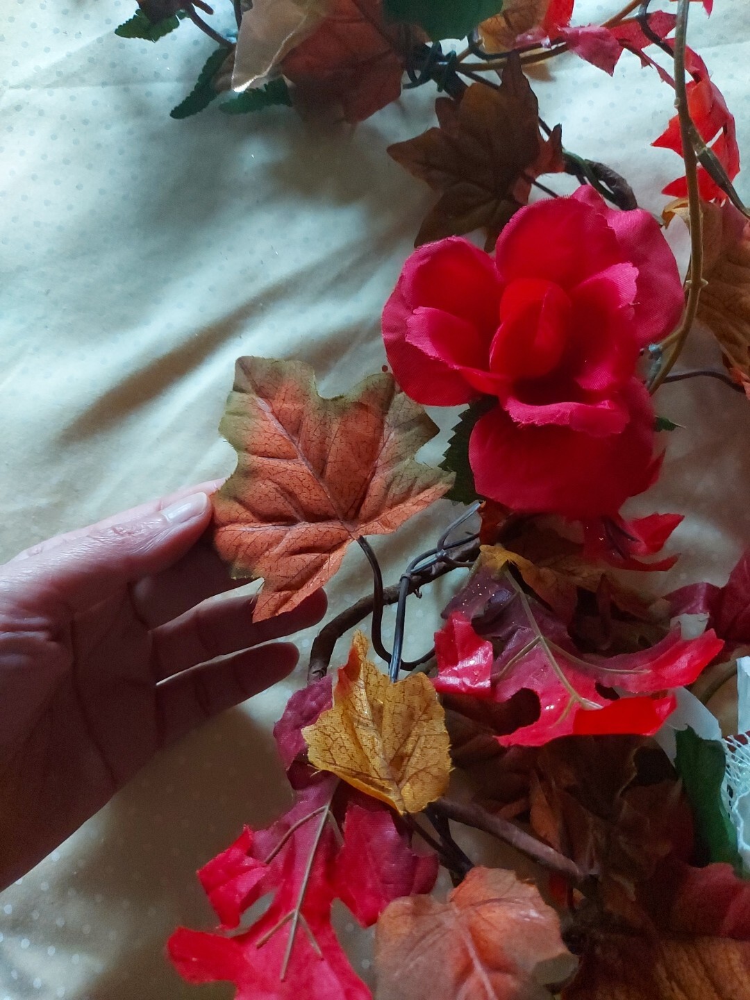 Artificial Hanging Rose Flowers Vine Wedding Decor Wedding Table Flowers Decor