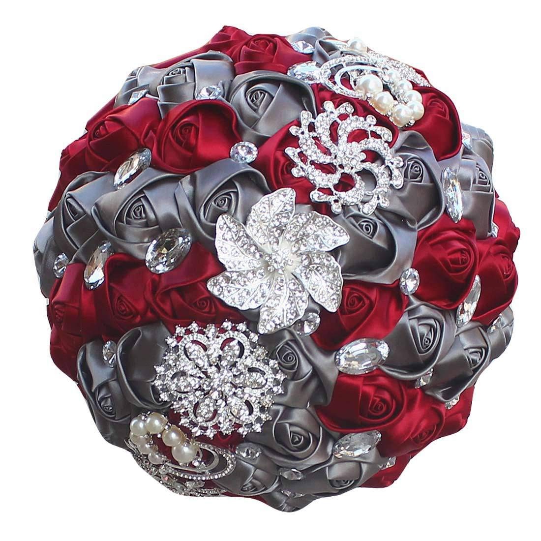 Wedding Bouquets Bride Bridal Bouquet Bridesmaid Holding Flower for Party Chu…