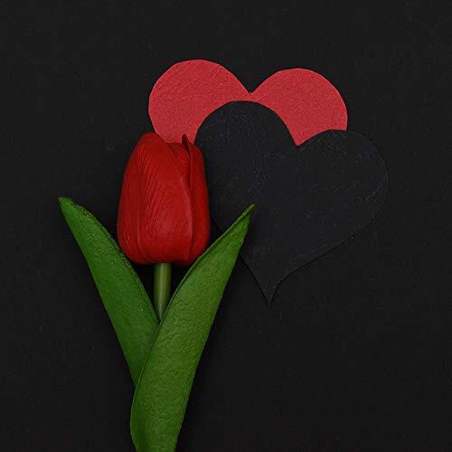 28 Pcs Multicolor Tulips Artificial Flowers Faux Tulip Stems Real Multi Color