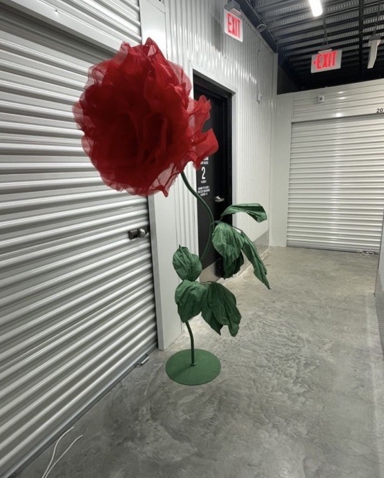 Large Artificial Red Rose Individual Flower Decoration for Home or Event Party
