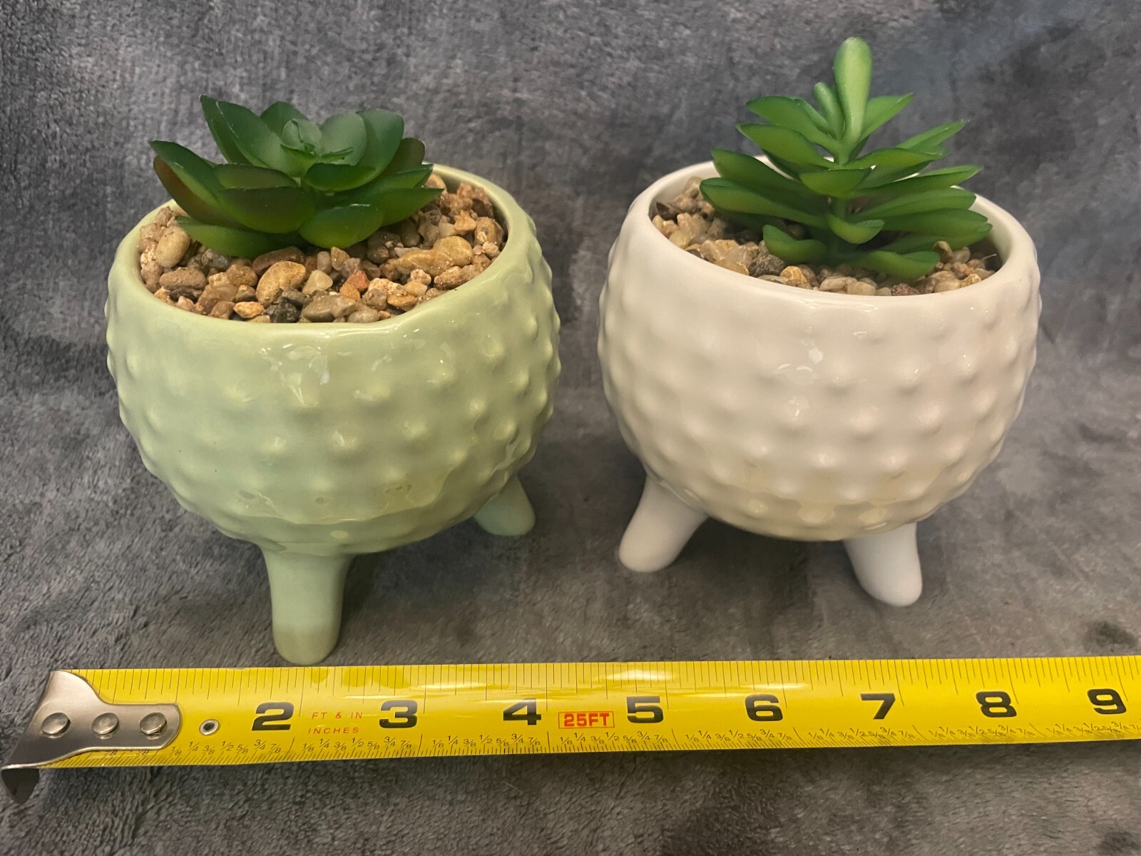True Living 4 Pack Decorative Office Desk Succulent Arrangement-Open Box