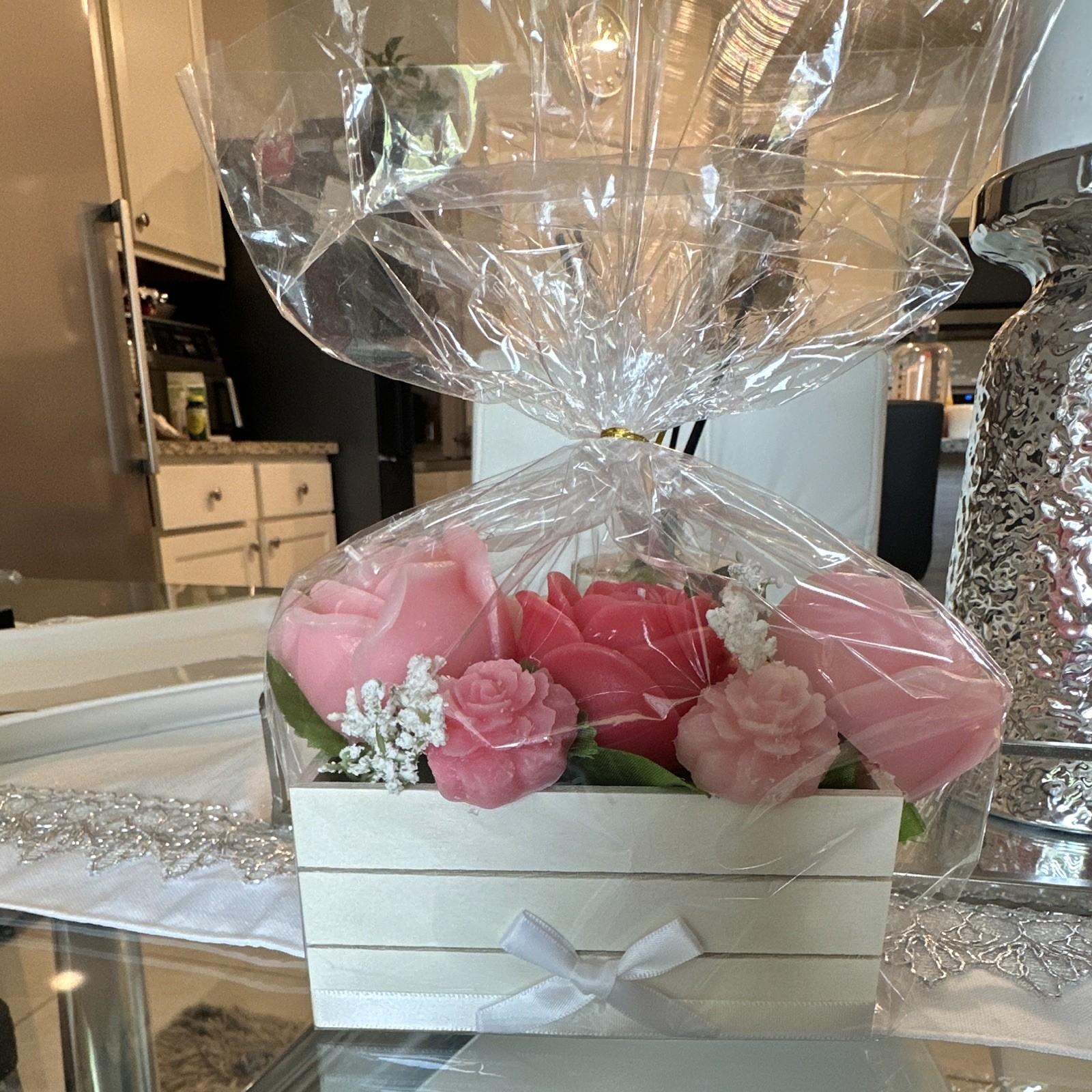Organic candles bouquets (variety of colors and scents) for any occasion.