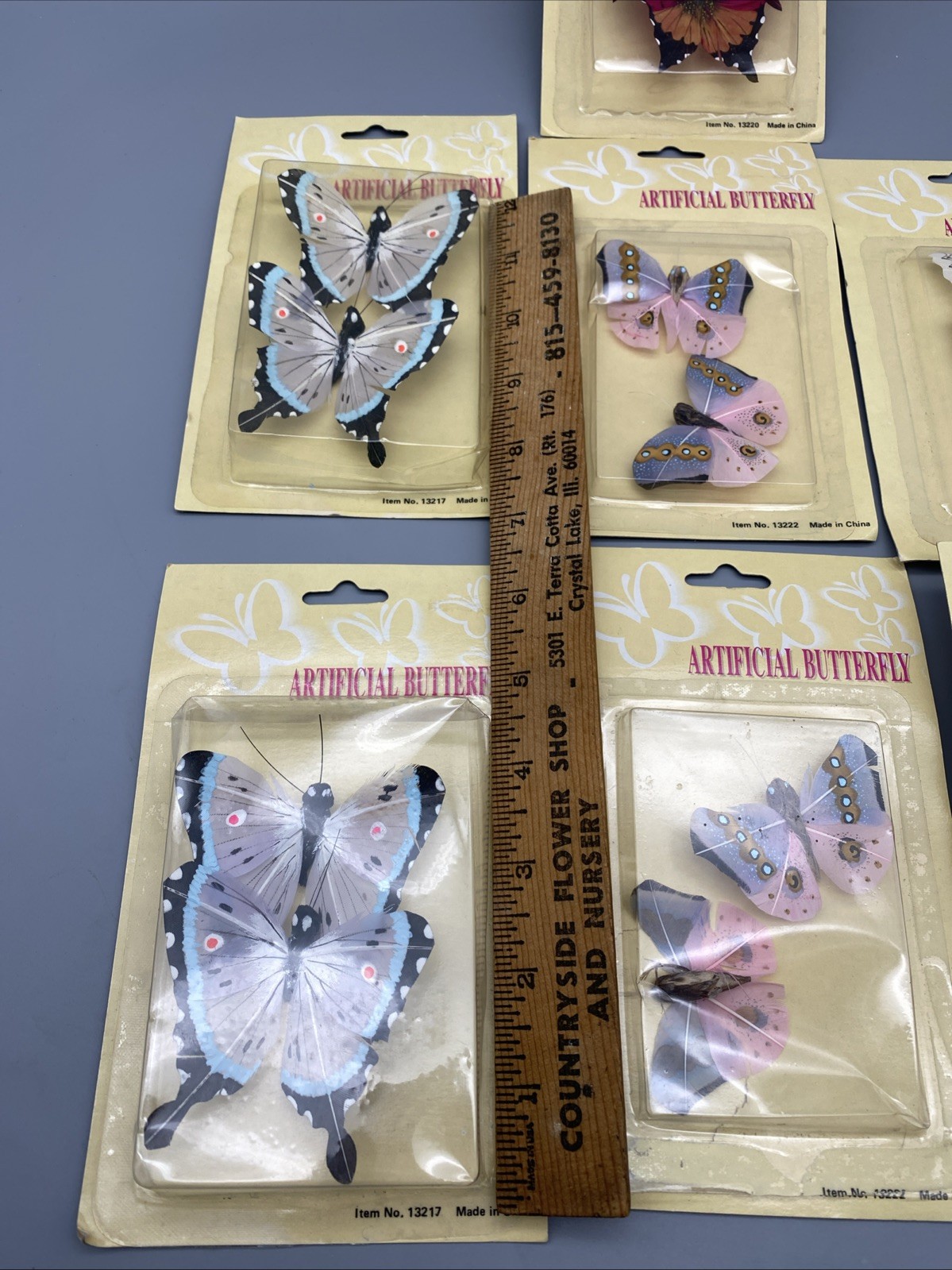 14 Artificial Butterflies Crafts Decor NEW SEALED – U Get 14 Butterfly
