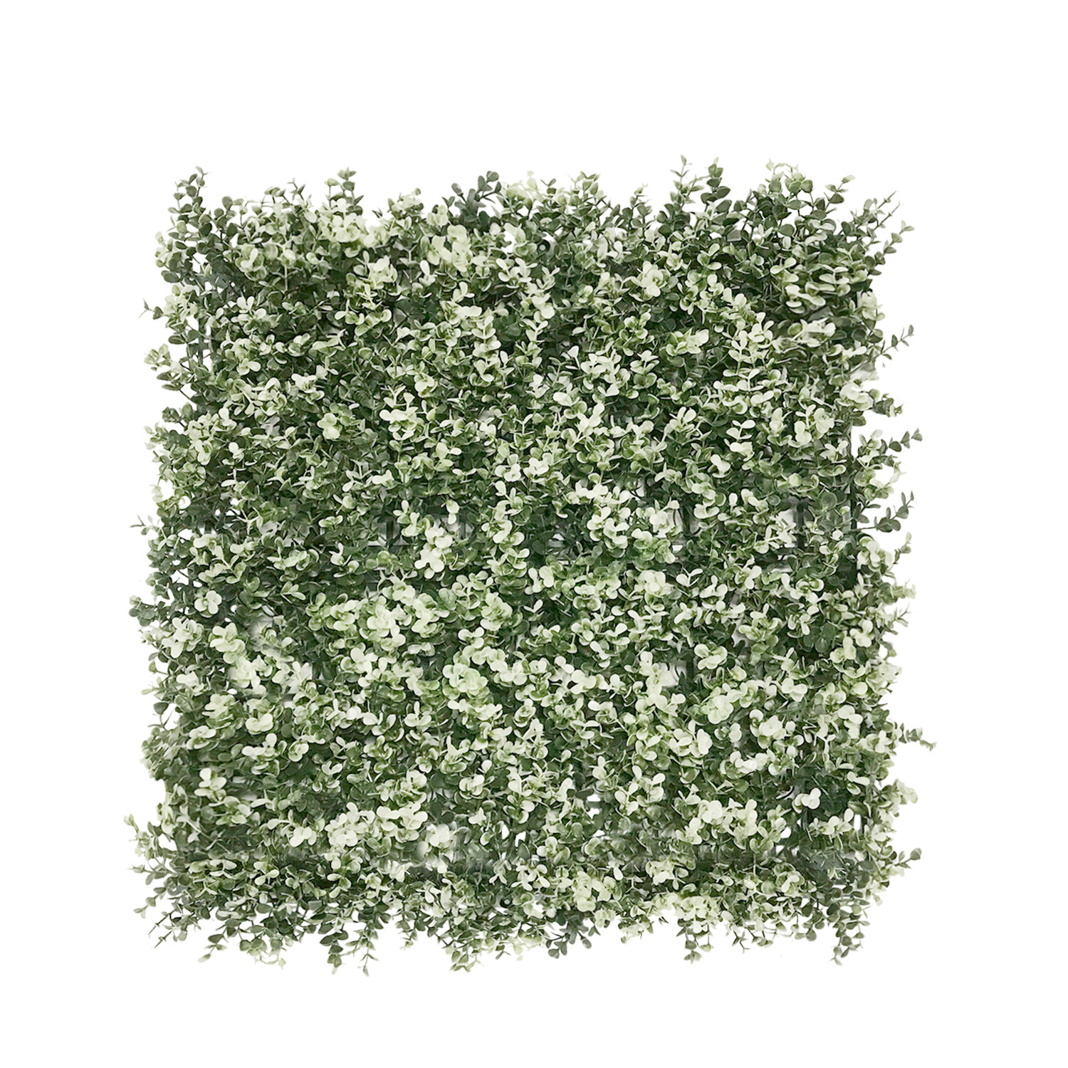 20″ Artificial Plant Faux White Buxus Privacy Fence Garden Plant Decor Festival