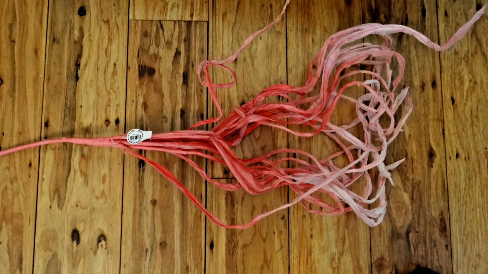 Set 5 Large Pastel Crepe Paper Wired Branches Handmade Italian Paper 24”