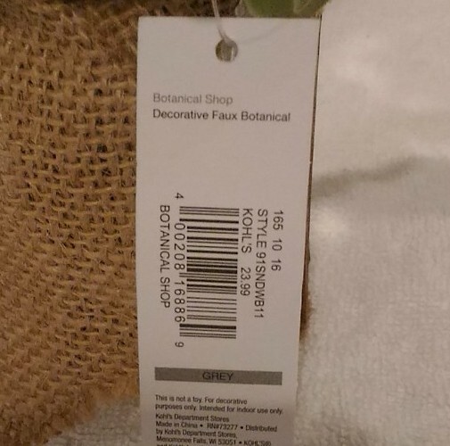Decorative Faux Botanical – Sonoma Goods for Life (#446)