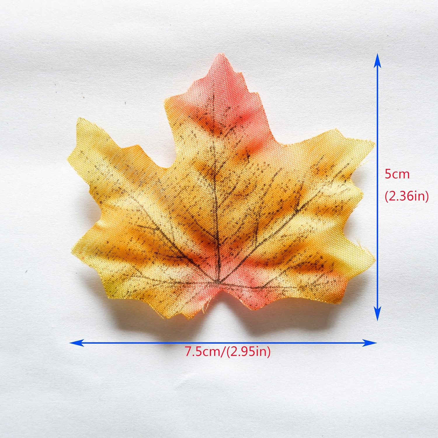 Separated Fake Fall Leaves Artificial Autumn Maple Leaf Room Decor for Home Part