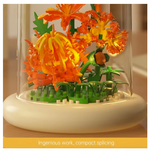 Eternal Rose Mini Building Blocks Flower Valentine’s Day Gift