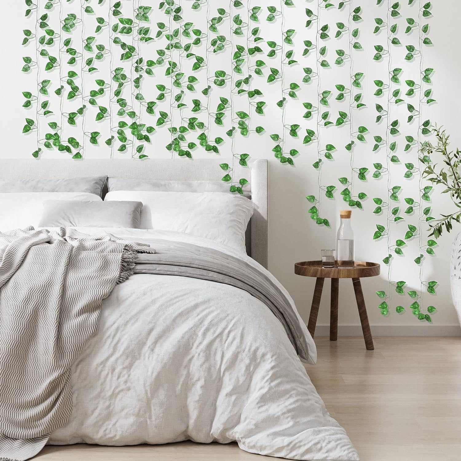 48 Pack Fake Ivy Leaf Garland 360 Feet Greenery Vines for Wall Decor
