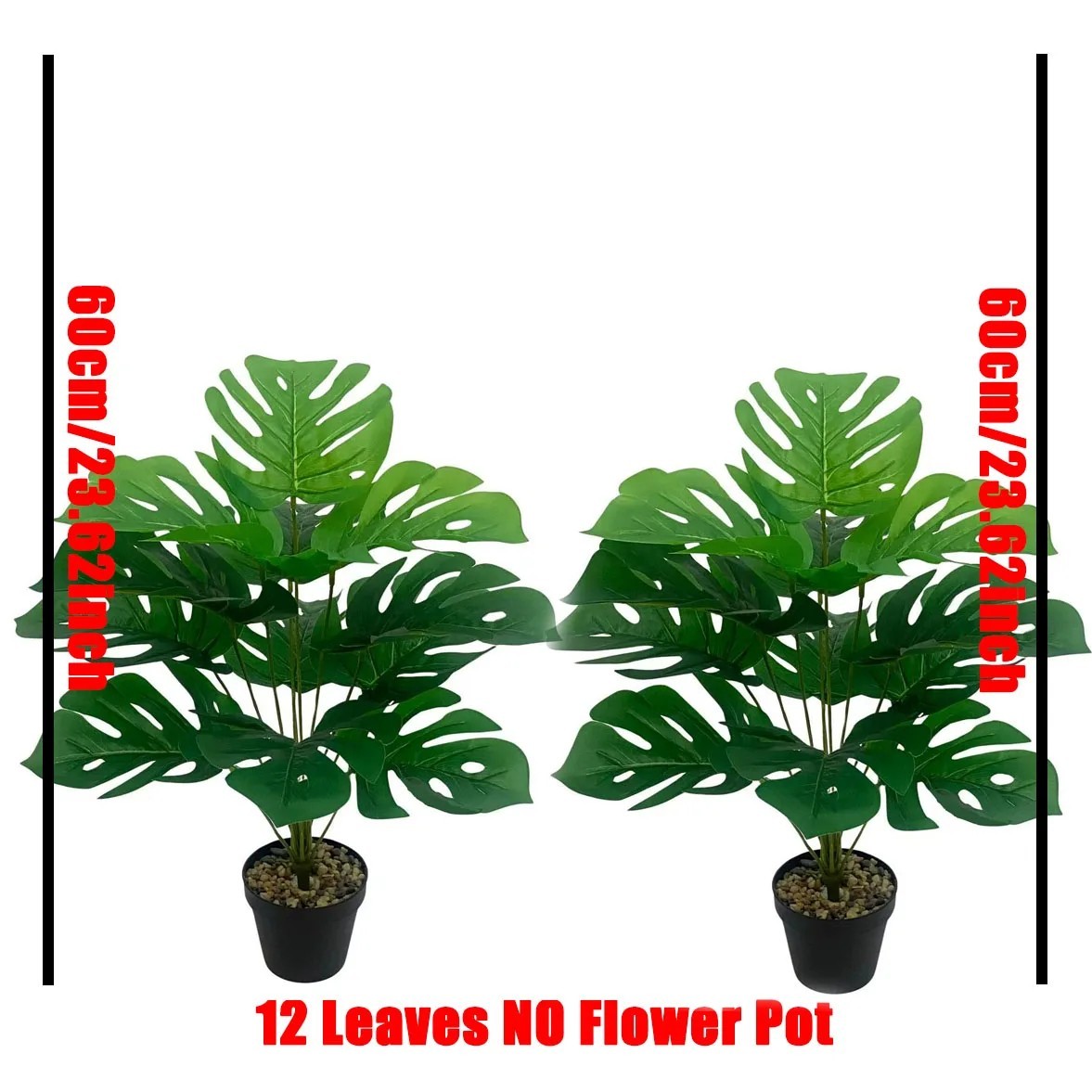 36 Leaves Areca Palm Artificial Plant Large Realistic Indoor Outdoor Decor