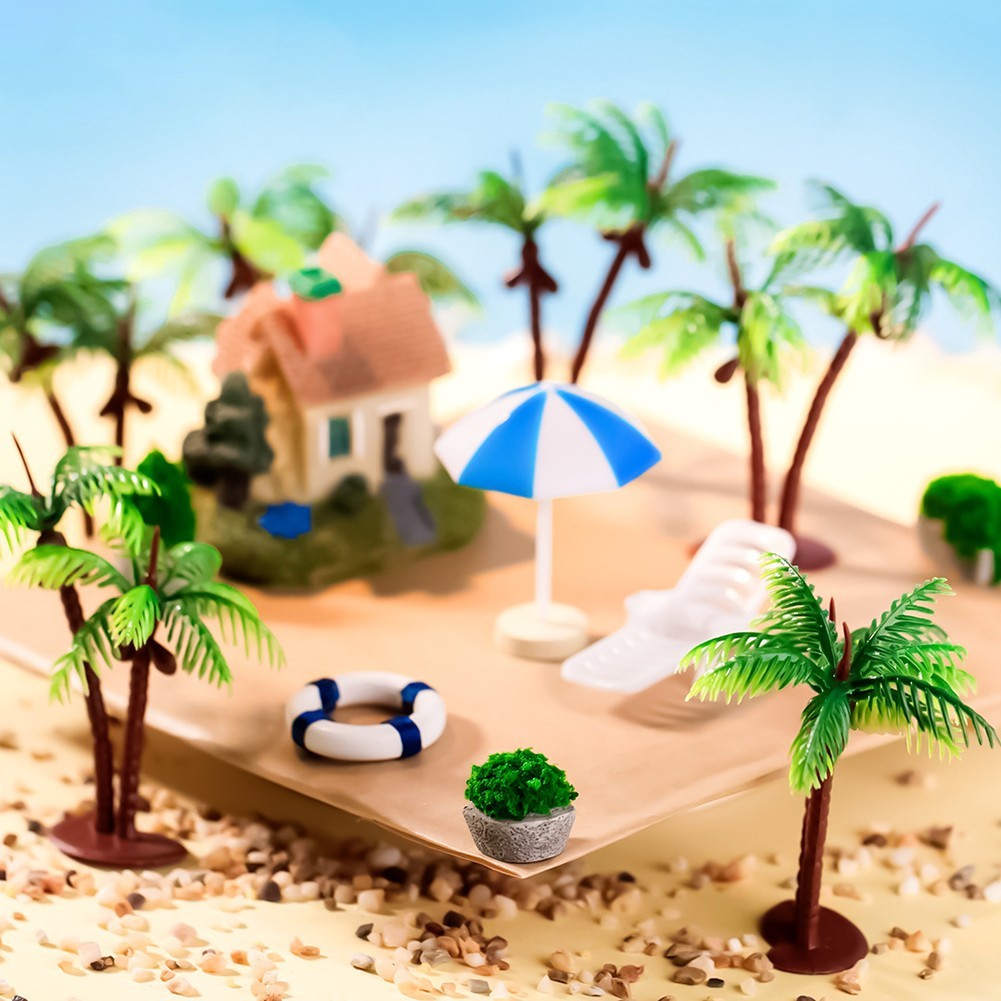 Vibrant Simulated Coconut Tree for Captivating Home Landscape Displays