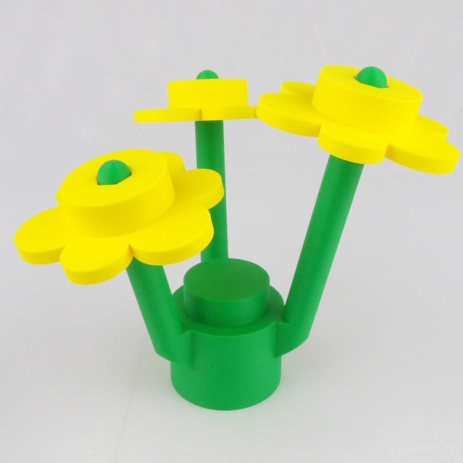 Big Brick Flower – 3D Printed – Life-Size Blocks – Custom color options