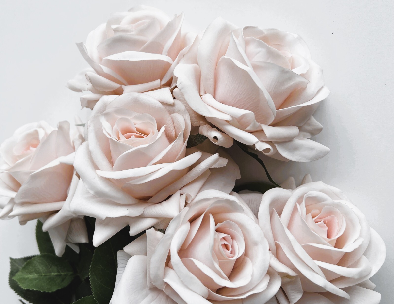 Real touch rose stem latex roses soft pink flowers fresh touch faux flowers x 1