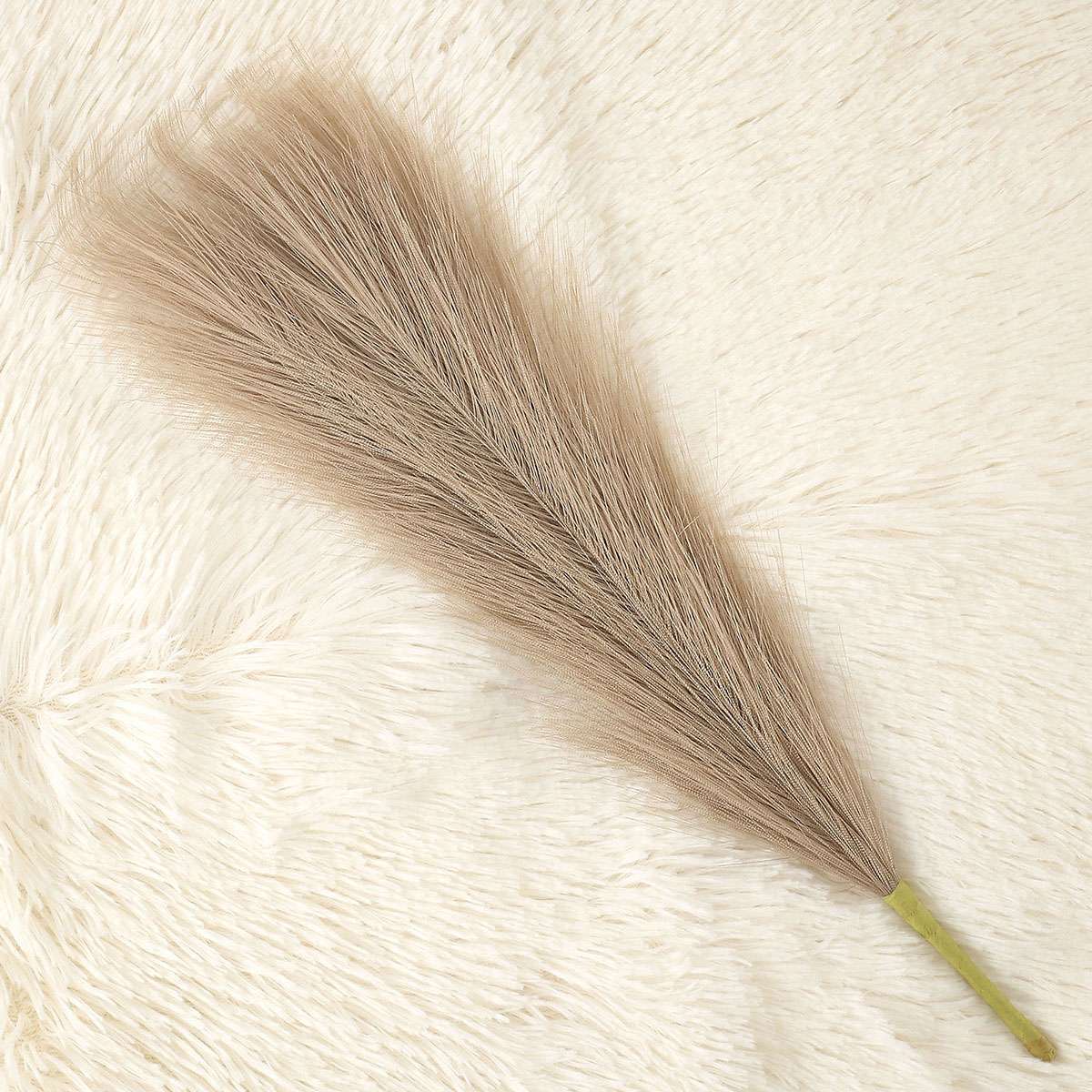 7 Stems Faux Pampas Grass Small Vase Decor Flurry Pompous Grass Boho Home Decor