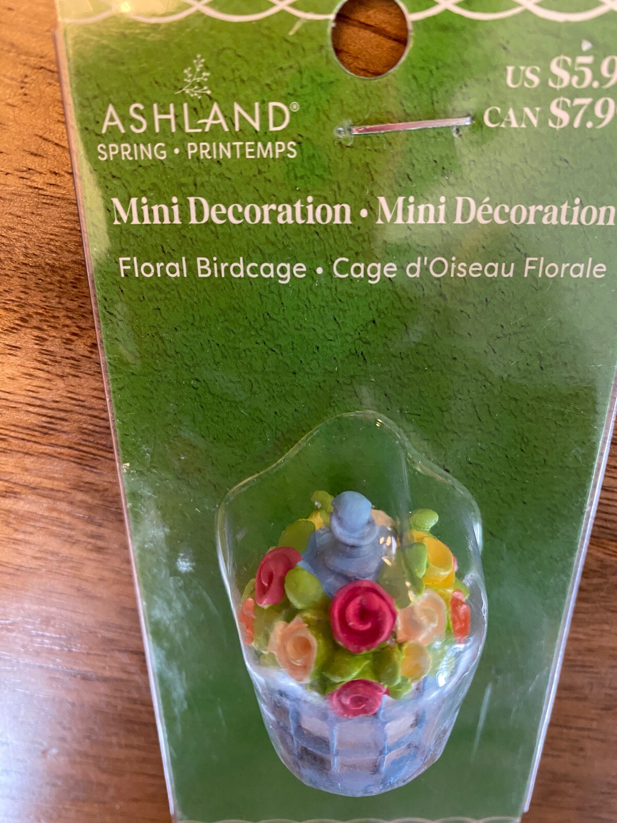 MINI DECORATION Floral Decoration 1.5 x 1.2” Ashland Home Decor Table Dollhouse