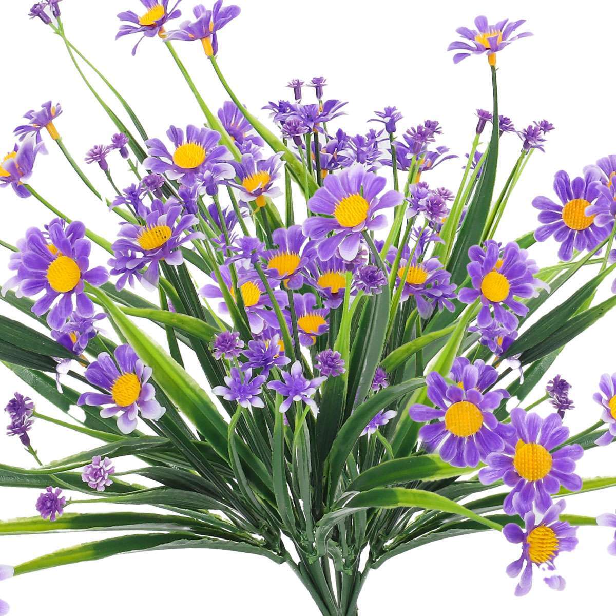 43 Heads 7 Twigs Artificial Flowers Plants Wedding Home Garden In/Outdoor Decor