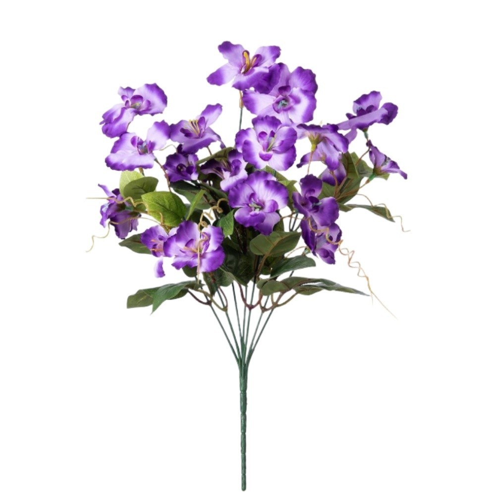 7 Head Silk Hibiscus Flowers Artificial Wedding Decor Home Garden Outdoor Faux