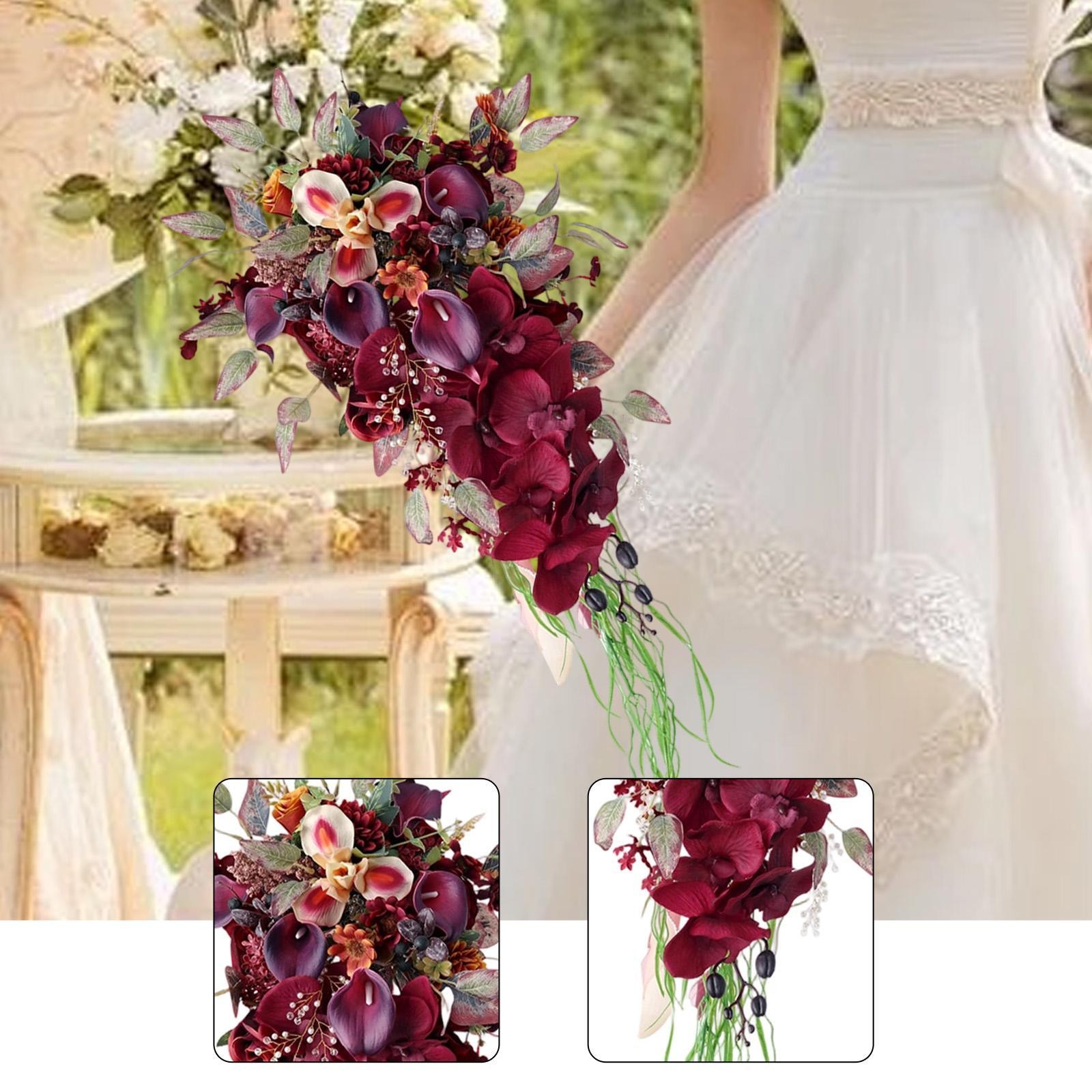 Wedding Bouquet Decoration Rose Water Drop