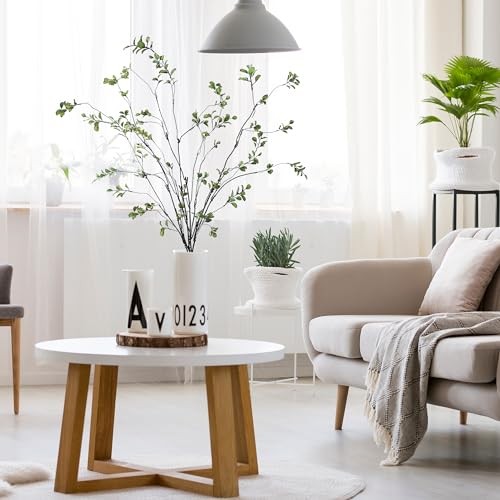 47.2’’ 4Pcs Artificial Ficus Branches Artificialery Stems Faux Ficus Green