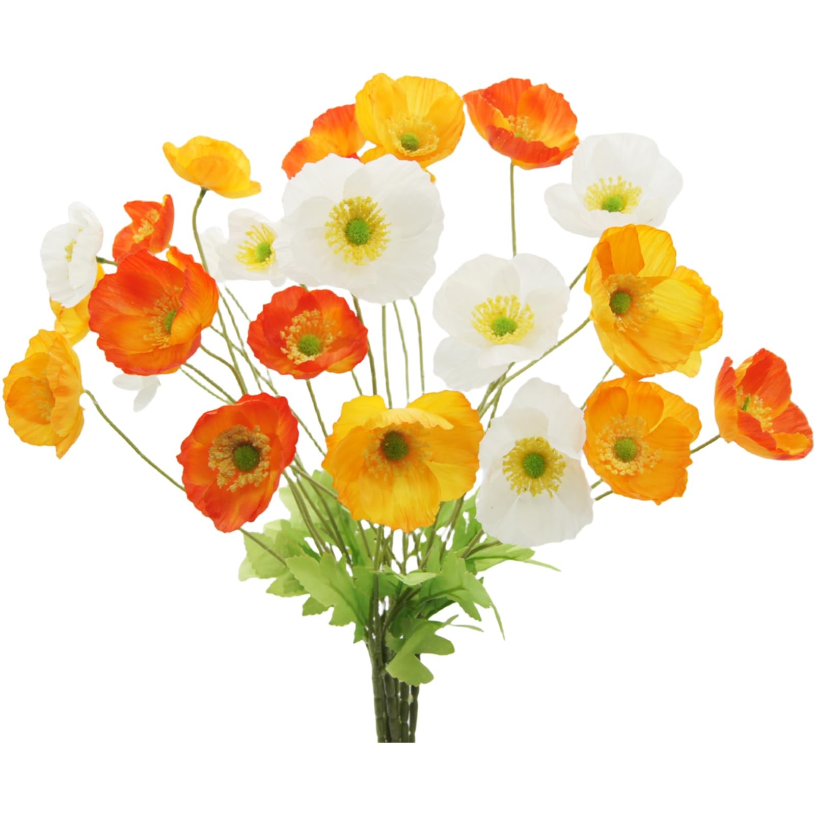 6Pcs Artificial Poppies Flowers Silk Poppy Flowers Faux Flowers Poppy Plants …